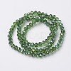 Electroplate Transparent Glass Beads Strands EGLA-A034-T4mm-S10-2