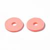Flat Round Eco-Friendly Handmade Polymer Clay Beads CLAY-R067-12mm-19-6