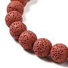 Natural Lava Rock Bead Strands G-L435-03-8mm-12-3