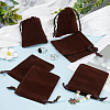 Velvet Jewelry Drawstring Gift Bags ABAG-BBC0001-10B-03-4