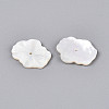 Natural White Shell Carved Leaf Beads BSHE-T014-31A-2