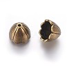Tibetan Style Alloy Bead Caps TIBE-5211-AB-FF-2