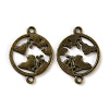 Alloy Connector Charms FIND-WH0108-38AB-1