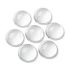 Transparent Half Round Glass Cabochons X-GGLA-R027-30mm-4