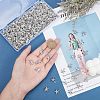 400Pcs Plating ABS Plastic Pendants KY-FH0001-16-3