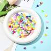 200Pcs 2 Colors ABS Plastic Beads KY-FS0001-42A-8