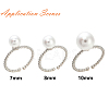 Brass Cup Peg Open Cuff Ring Settings KK-G518-02P-02-4