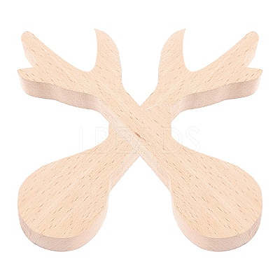 Unfinished Beech Wood Blank Spoon WOOD-WH0108-73-1