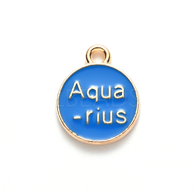 Alloy Enamel Pendants ENAM-S124-01B-02J-1