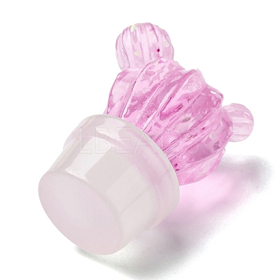 Transparent Resin Cabochons RESI-R437-02D-1