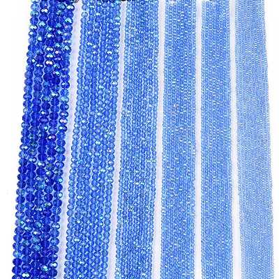 Electroplate Glass Beads Strands EGLA-A044-T2mm-L14-1