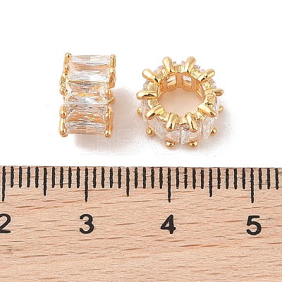 Brass European Beads KK-B100-068G-01-1