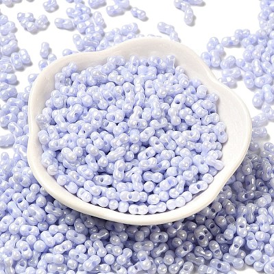 Opaque Colours Luster Glass Seed Beads SEED-B001-01A-11-1