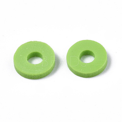 Handmade Polymer Clay Beads X-CLAY-Q251-6.0mm-B49-1