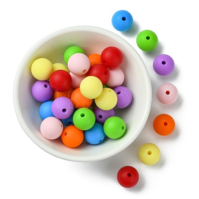 35Pcs Food Grade Eco-Friendly Silicone Focal Beads SIL-FS0001-22A-1
