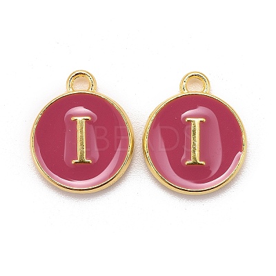 Golden Plated Alloy Enamel Charms LS-ENAM-S118-08I-1