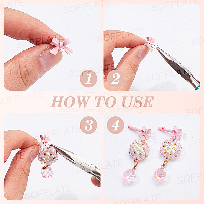 48Pcs 8 Colors Alloy Stud Earring Findings EJEW-SP0001-22-1