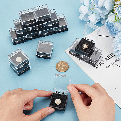 Plastic Presentation Boxes for Badge Storage & Display LS-AJEW-WH0502-09-1
