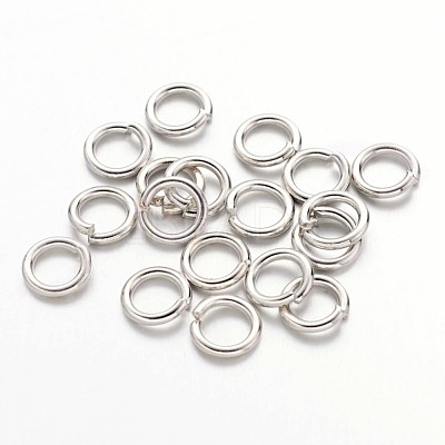 Brass Open Jump Rings JRC6mm-NF-1