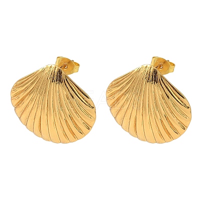 304 Stainless Steel Stud Earrings SA-CBA46AF-06G-02-1