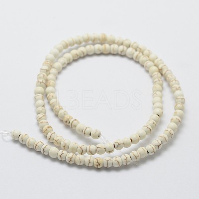 Synthetic Magnesite Bead Strands X-G-P228-43-4mm-1