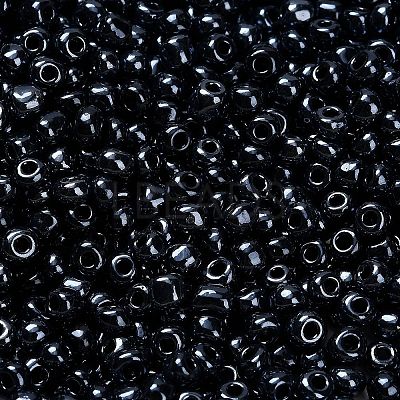 FGB 6/0 Grade A Round Glass Seed Beads SEED-Q008-4mm-F607-1