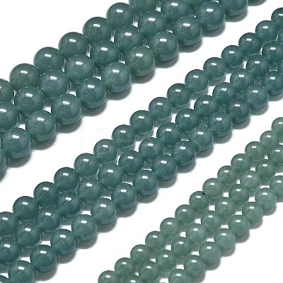 Natural Malaysia Jade Beads Strands G-L645-C01-14mm-04-1