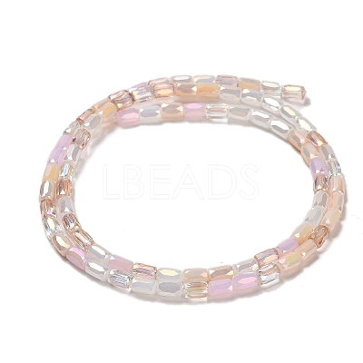 Electroplate Glass Beads Strands EGLA-D030-08I-1