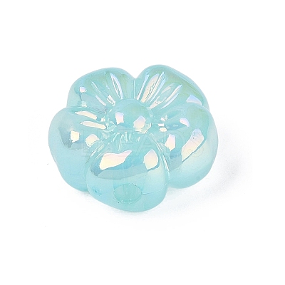 UV Plating Opaque Acrylic Beads OACR-N161-08C-1