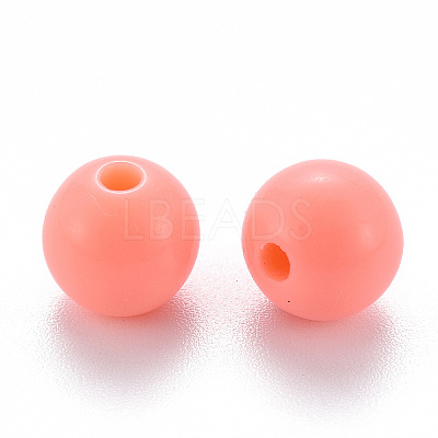 Opaque Acrylic Beads LS-MACR-S370-C8mm-SS2109-1