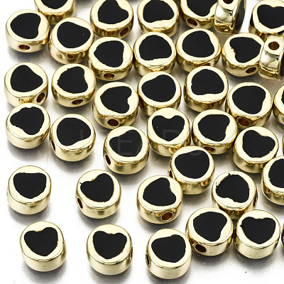 Alloy Enamel Beads ENAM-S122-030-RS-1
