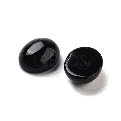 Natural Black Onyx(Dyed & Heated) Cabochons G-G145-01A-28-1