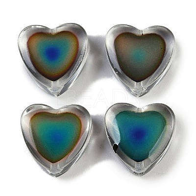 Two Tone Glass Mood Beads GLAA-Z007-10A-1