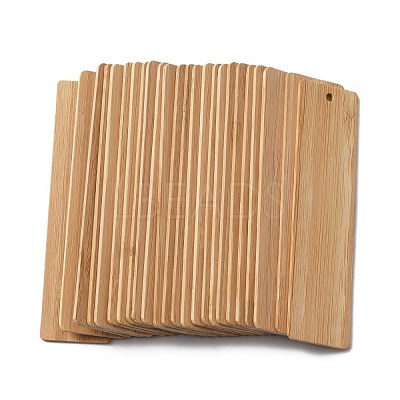 Blank Bamboo Bookmark AJEW-WH0282-58B-1