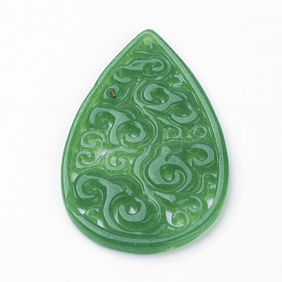 Natural Jade Pendant G-E418-85C-1