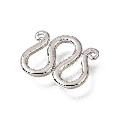 Brass M-Hook Clasps LS-KK-CBA0DF0-14B-P-1