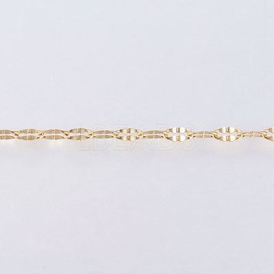 3.28 Feet Handmade Ion Plating(IP) 304 Stainless Steel Dapped Chains X-CHS-H007-60A-1