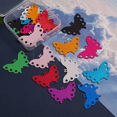 20 Pcs 10 Colors Aluminum Blank Chandelier Components Links ALUM-SZ0001-04-1