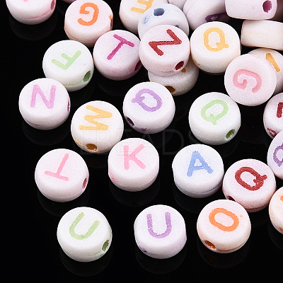 Initial Acrylic Beads X-PL085-1
