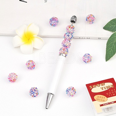 AB-Color Resin Rhinestone Beads RESI-S315-12x14-11-1