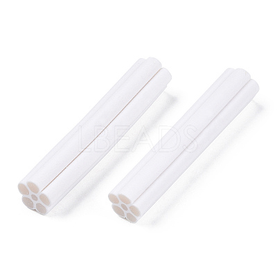 Luminous Handmade Five Petal Flower Polymer Clay Canes CLAY-T016-85G-1