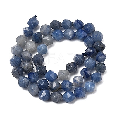 Natural Blue Aventurine Beads Strands G-Z119-A38-02-1
