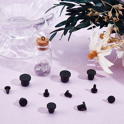 200Pcs 10 Styles Silicone Bottle Seal Plug FIND-GF0008-84-1