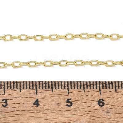 2.2MM Brass Cable Chain Necklaces for Women KK-CBA2293-09G-1