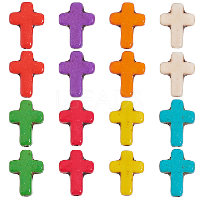 100Pcs Synthetic Magnesite Beads TURQ-SC0001-10-1