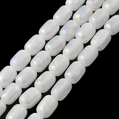 Natural Selenite Beads Strands G-F750-B-21-1
