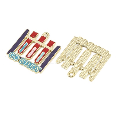 Alloy Enamel Pendants ENAM-L055-01F-01-1