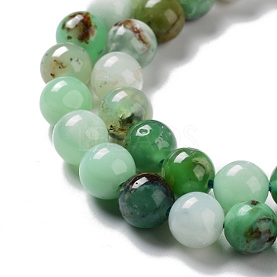 Natural Chrysoprase Beads Strands G-G057-A01-03-1