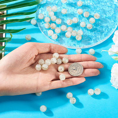 50Pcs Handmade Sand Lampwork Beads LAMP-TA0001-60A-1