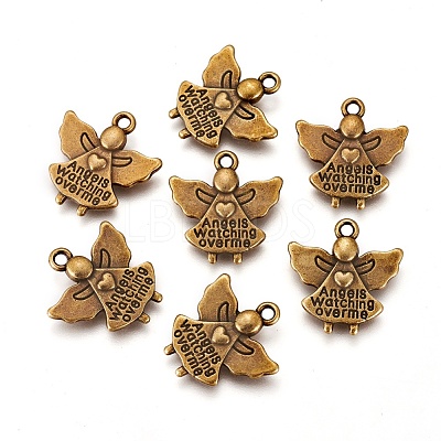 Tibetan Style Alloy Pendants TIBEP-4643-AB-FF-1